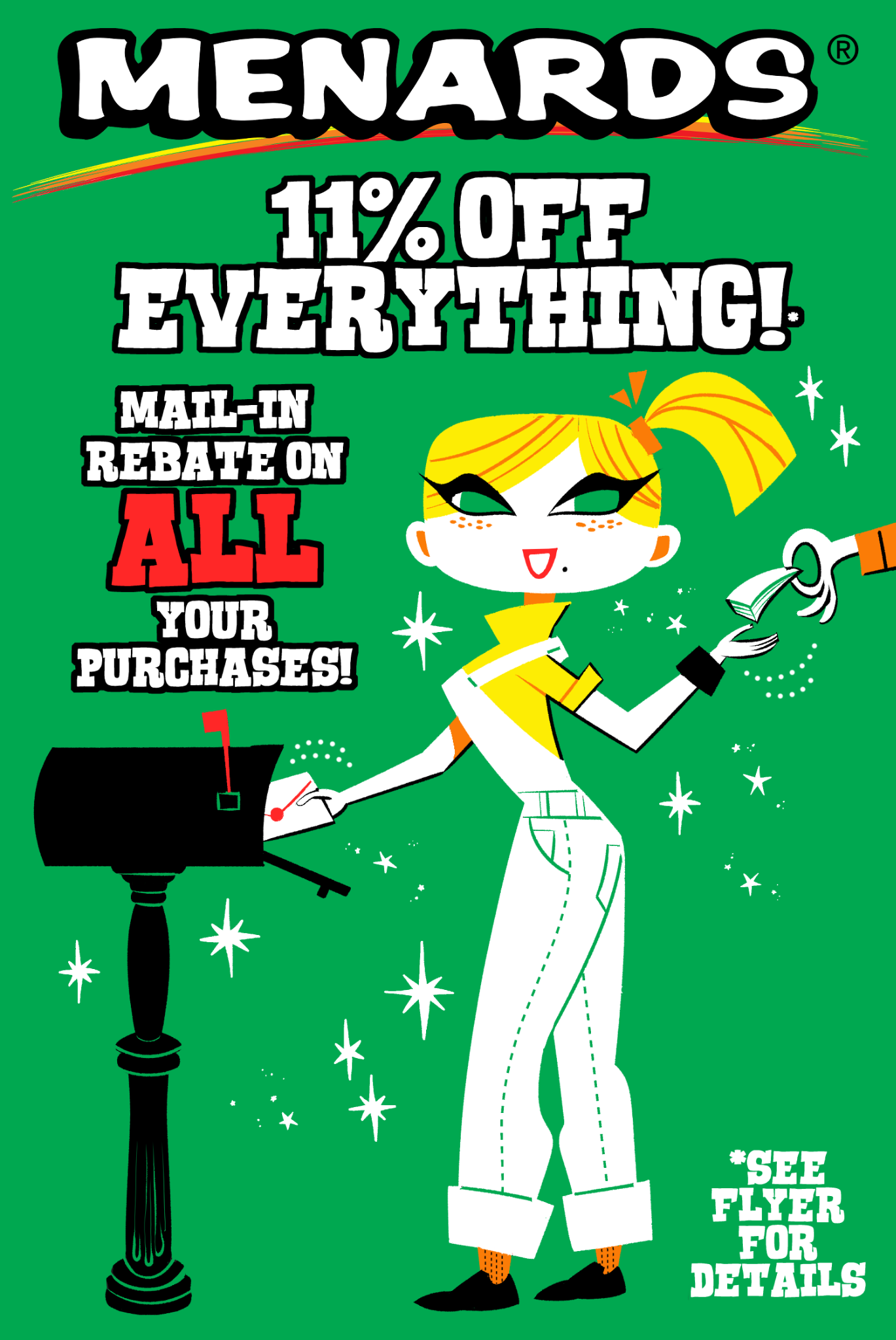 Spring sale promotional campaign designed by Christina Cytryn
